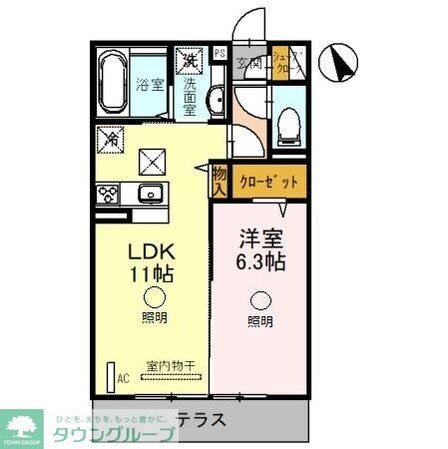 Seed 東大宮の物件間取画像